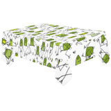 Sketch funny frog pattern Tablecloth