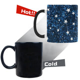 Night sky star pattern Morphing Mug Heat Changing Mug