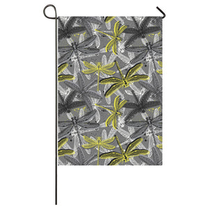 Hand drawn dragonfly pattern House Flag Garden Flag