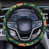 Squirrel Pattern Print Design 03 Car Steering Wheel Cover
