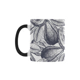 Guava tropical hand drawn pattern Morphing Mug Heat Changing Mug