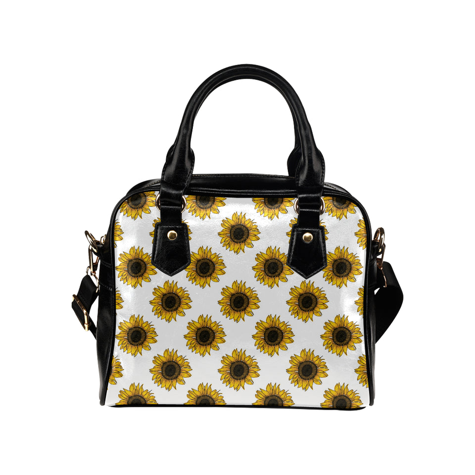 sunflowers design pattern Shoulder Handbag