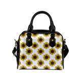 sunflowers design pattern Shoulder Handbag
