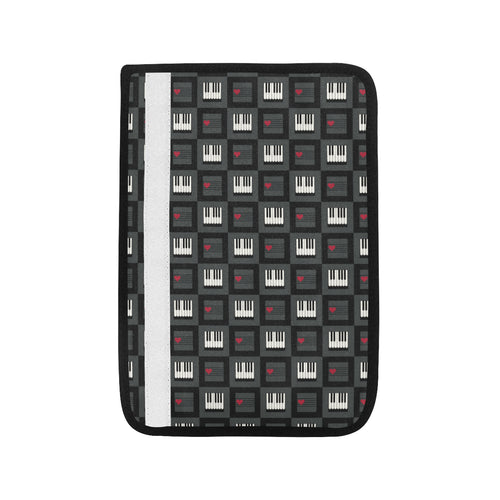 Piano Pattern Print Design 05 Car Seat Belt Cover