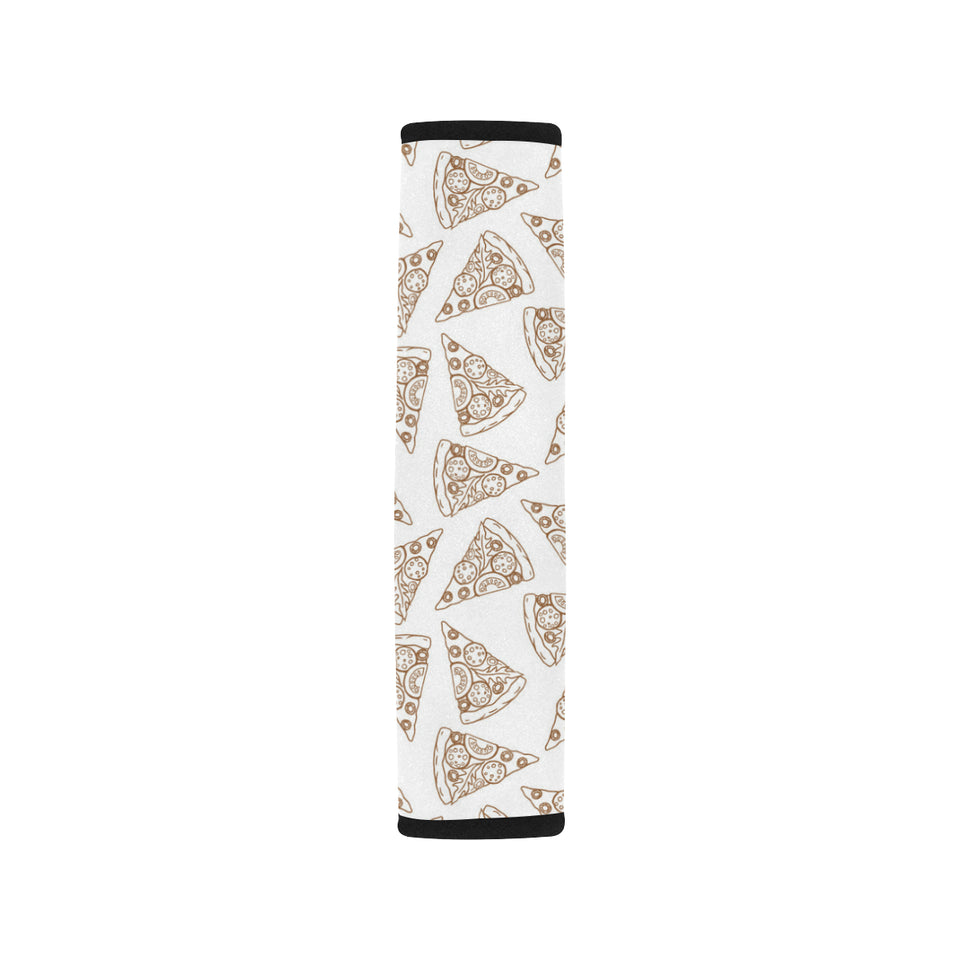 Hand drawn pizza pattern Car Seat Belt Cover