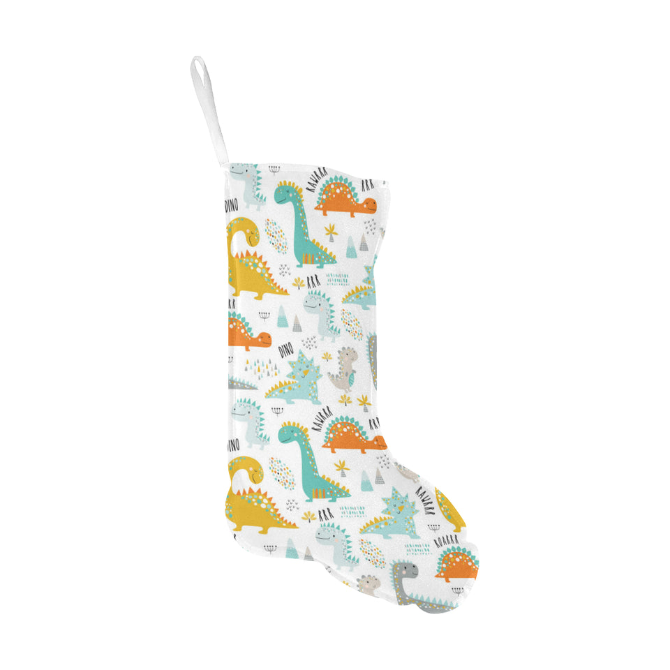 Cute funny kids dinosaurs pattern Christmas Stocking