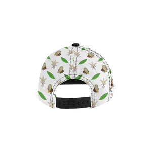 Color hand drawn cacao pattern All Over Print Snapback Cap