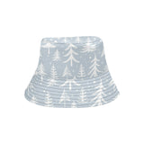 Christmas tree winter forest pattern Unisex Bucket Hat