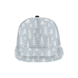 Christmas tree winter forest pattern All Over Print Snapback Cap