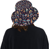 Colorful mushroom pattern Unisex Bucket Hat