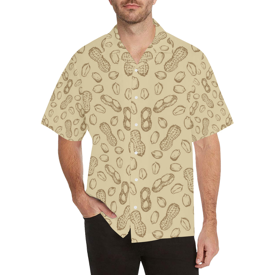 hand drawn peanuts pattern Men's All Over Print Hawaiian Shirt