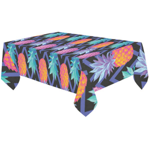 Pineapples pattern zigzag background Tablecloth