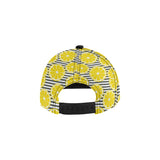 slice of lemon design pattern All Over Print Snapback Cap