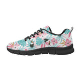 Toucan tropical flower leave pattern Women's Sneaker Shoes