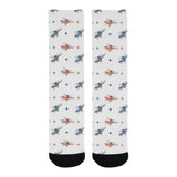 Cute helicopter star pattern Crew Socks