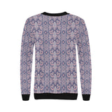 Indian Batik Style pattern Women's Crew Neck Sweatshirt