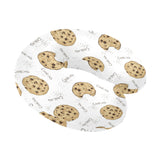 Sketch style cookie pattern U-Shaped Travel Neck Pillow