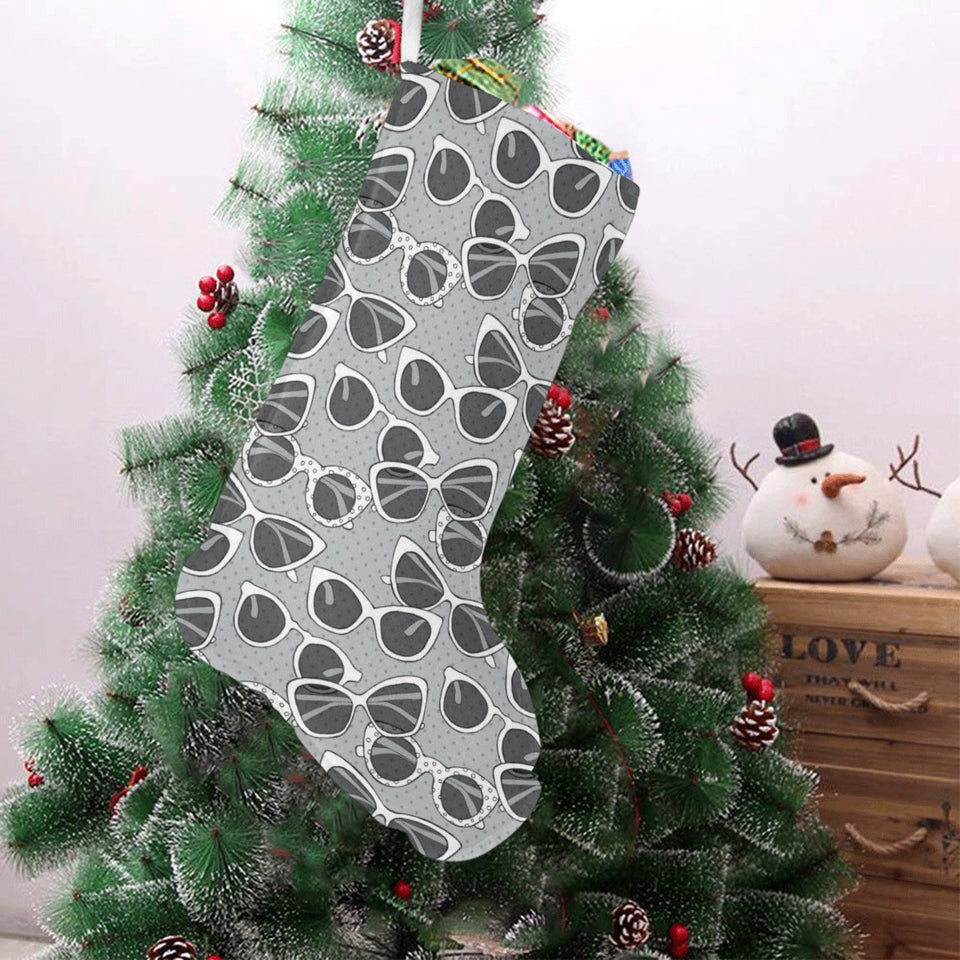 Sun Glasses Pattern Print Design 04 Christmas Stocking