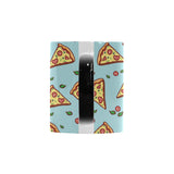 Hand drawn pizza blue background Morphing Mug Heat Changing Mug