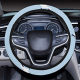 Seagull Pattern Print Design 02 Car Steering Wheel Cover