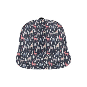 Deers Winter Christmas pattern All Over Print Snapback Cap