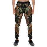 Horse head wild roses pattern Unisex Casual Sweatpants