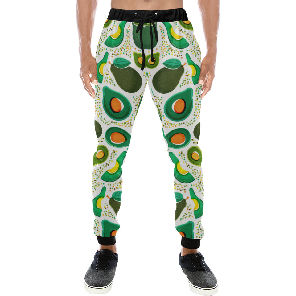 Avocado design pattern Unisex Casual Sweatpants