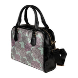 Spider web cobweb design color pattern Shoulder Handbag