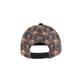 Sugar skulls flower maxican pattern All Over Print Snapback Cap