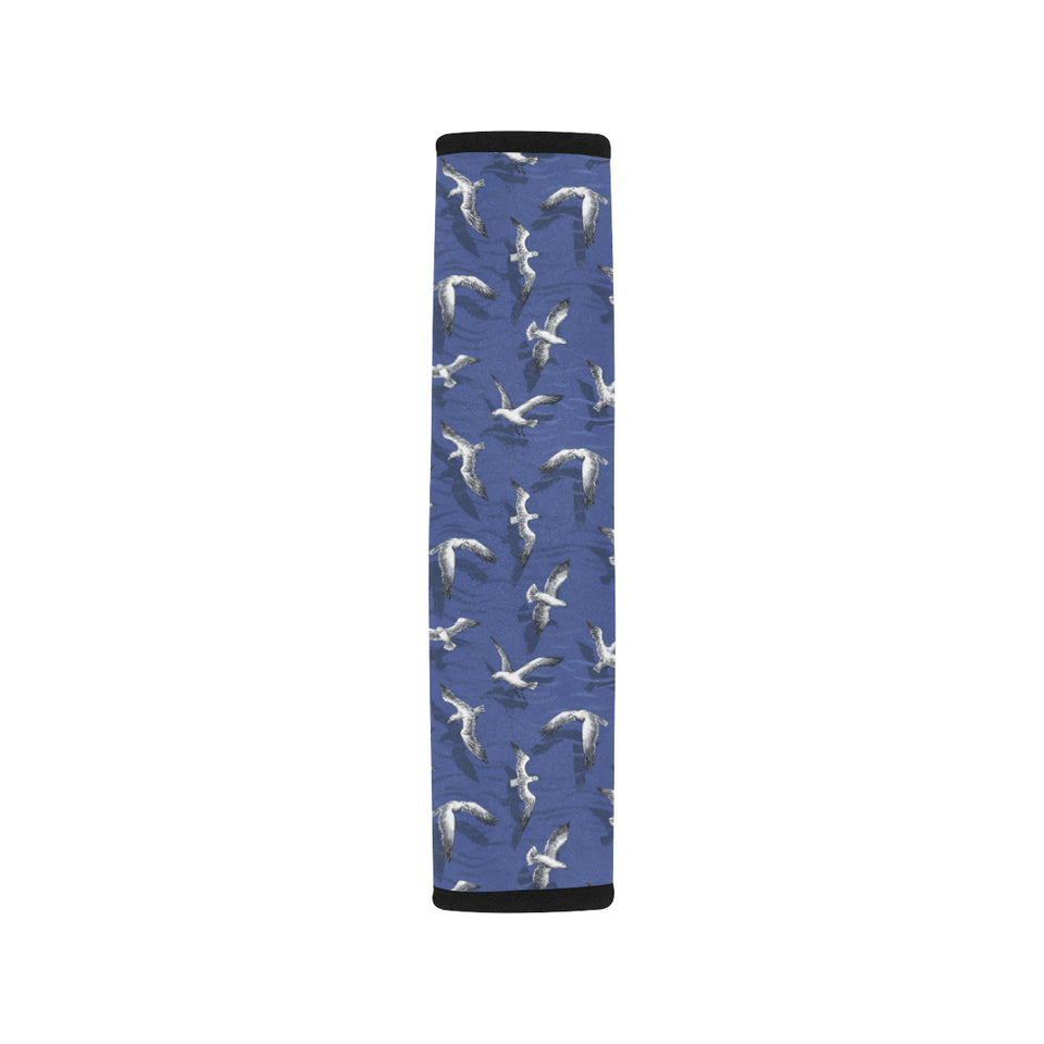 Seagull Pattern Print Design 03 Car Seat Belt Cover