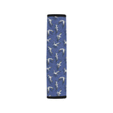 Seagull Pattern Print Design 03 Car Seat Belt Cover