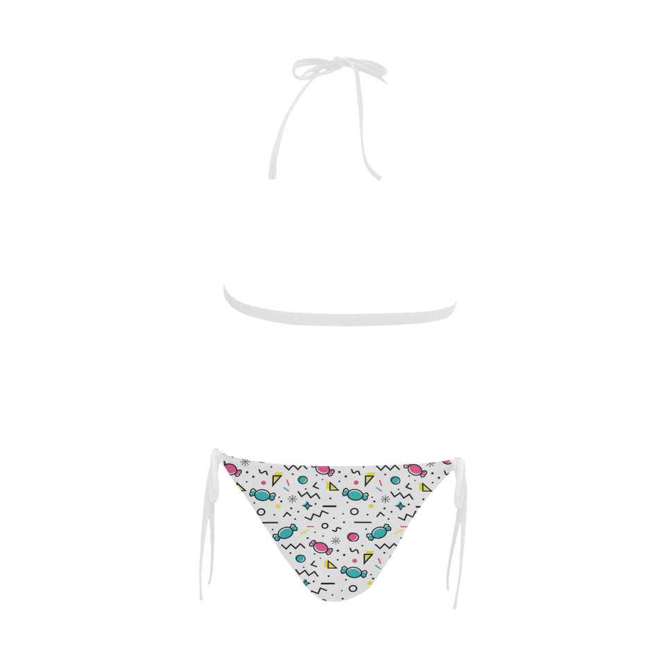 Candy design pattern Sexy Bikinis Two-Piece Swimsuits