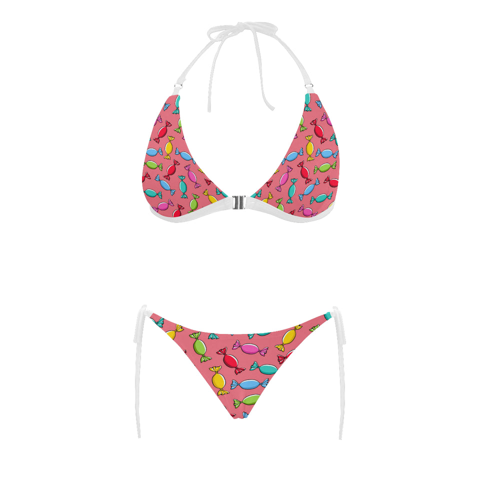 Colorful wrapped candy pattern Sexy Bikinis Two-Piece Swimsuits