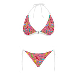 Colorful wrapped candy pattern Sexy Bikinis Two-Piece Swimsuits