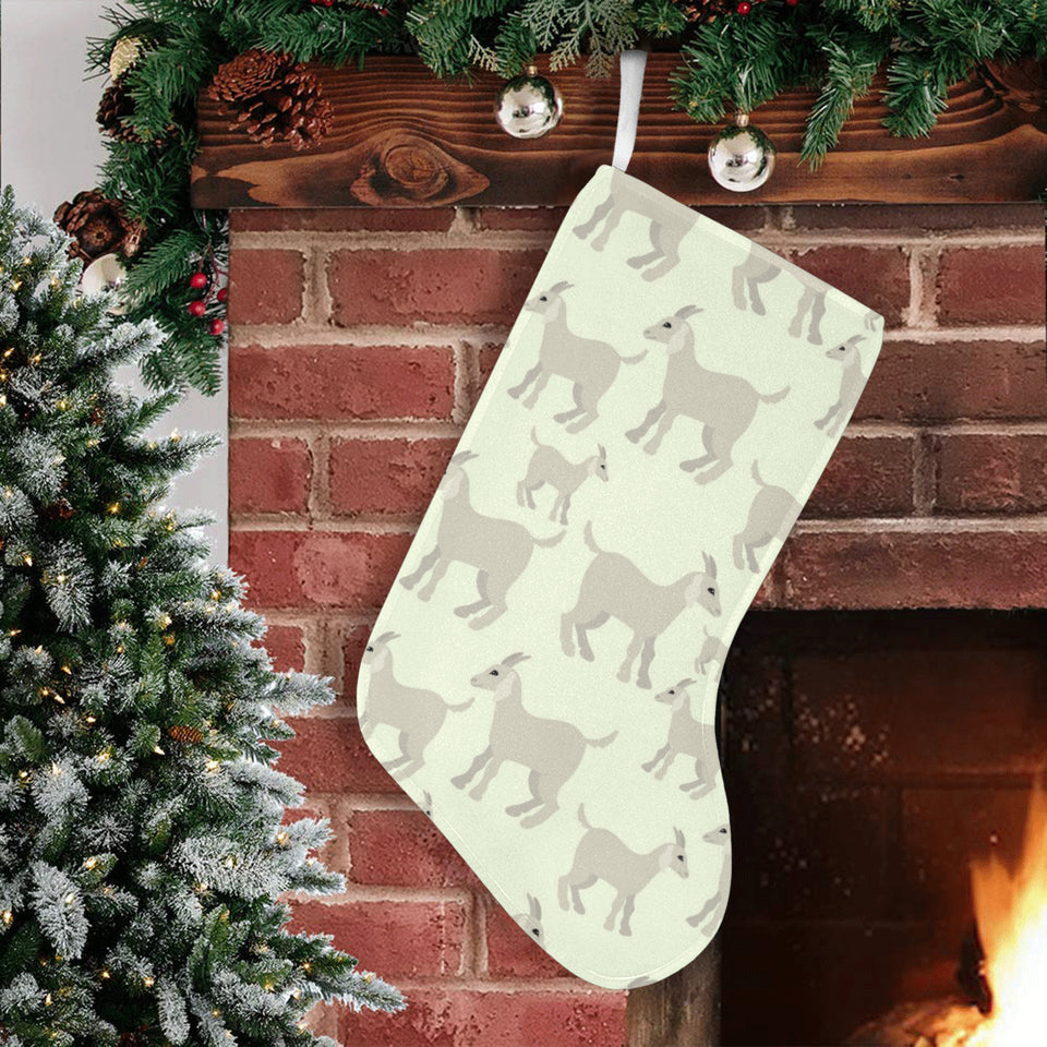 Little young goat pattern Christmas Stocking
