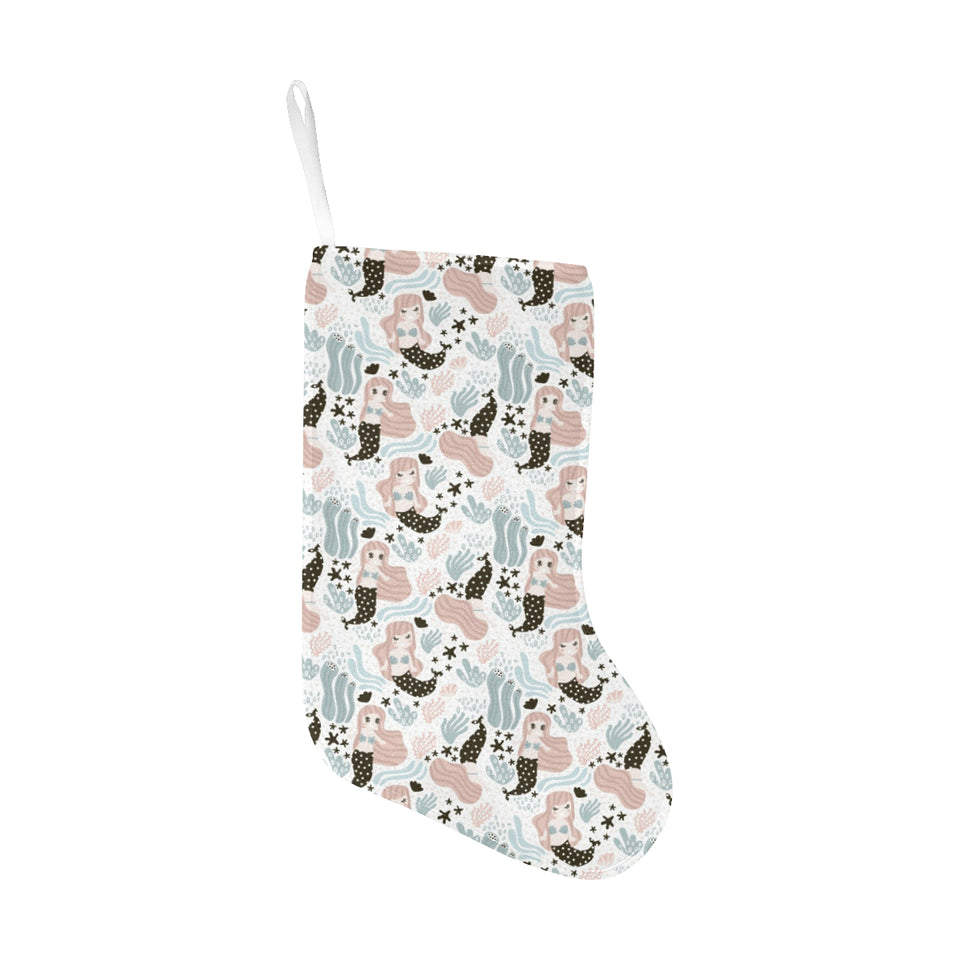 cute mermaid pattern Christmas Stocking