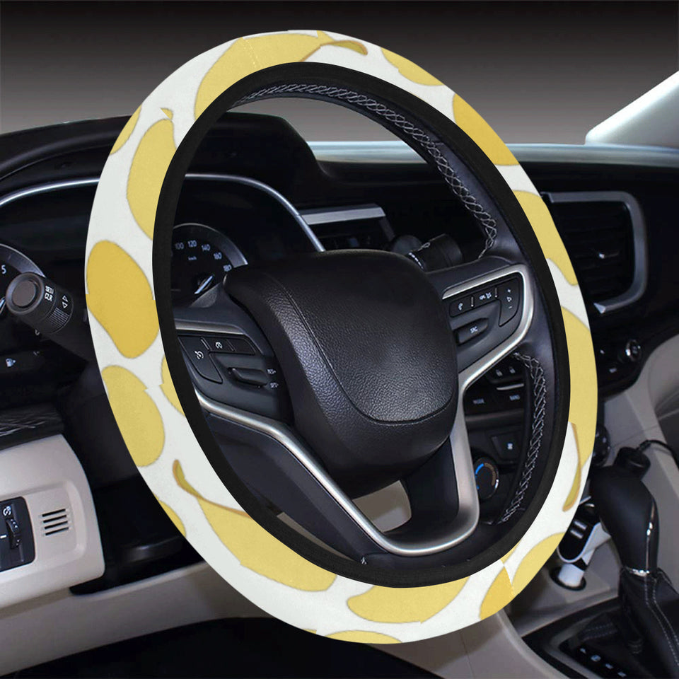 Potato Chips Pattern Print Design 02 Car Steering Wheel Cover