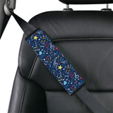 Music Notes Pattern Print Design 03 Car Seat Belt Cover