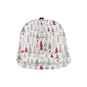 Cute Christmas tree pattern All Over Print Snapback Cap