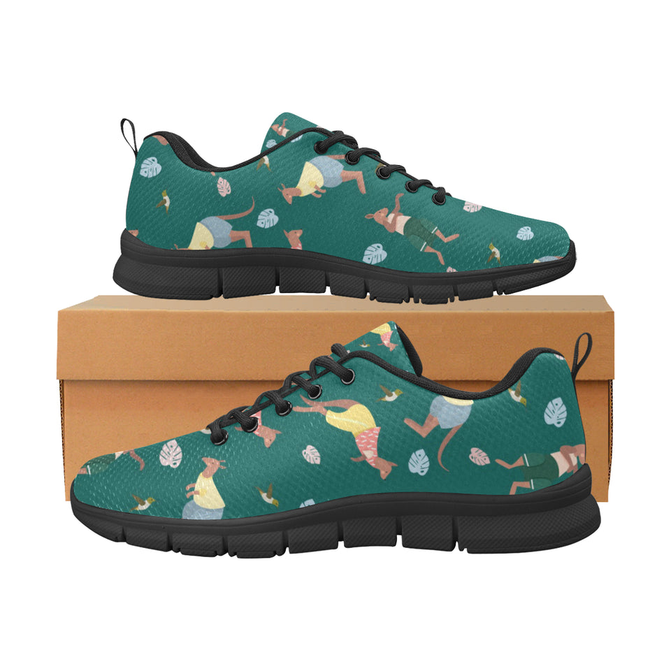 Kangaroo leaves pattern Women's Sneaker Shoes