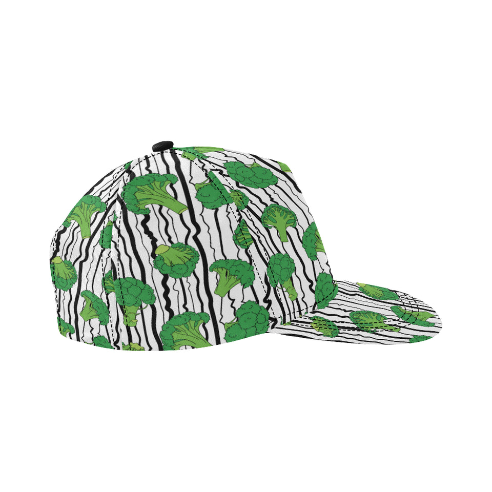 Cool Broccoli pattern All Over Print Snapback Cap