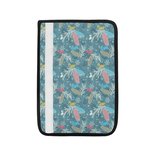 Squirrel Pattern Print Design 01 Car Seat Belt Cover