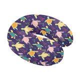 Colorful sea turtle pattern U-Shaped Travel Neck Pillow