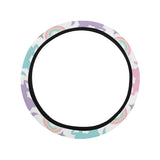 colorful unicorn rainbow heart pattern Car Steering Wheel Cover