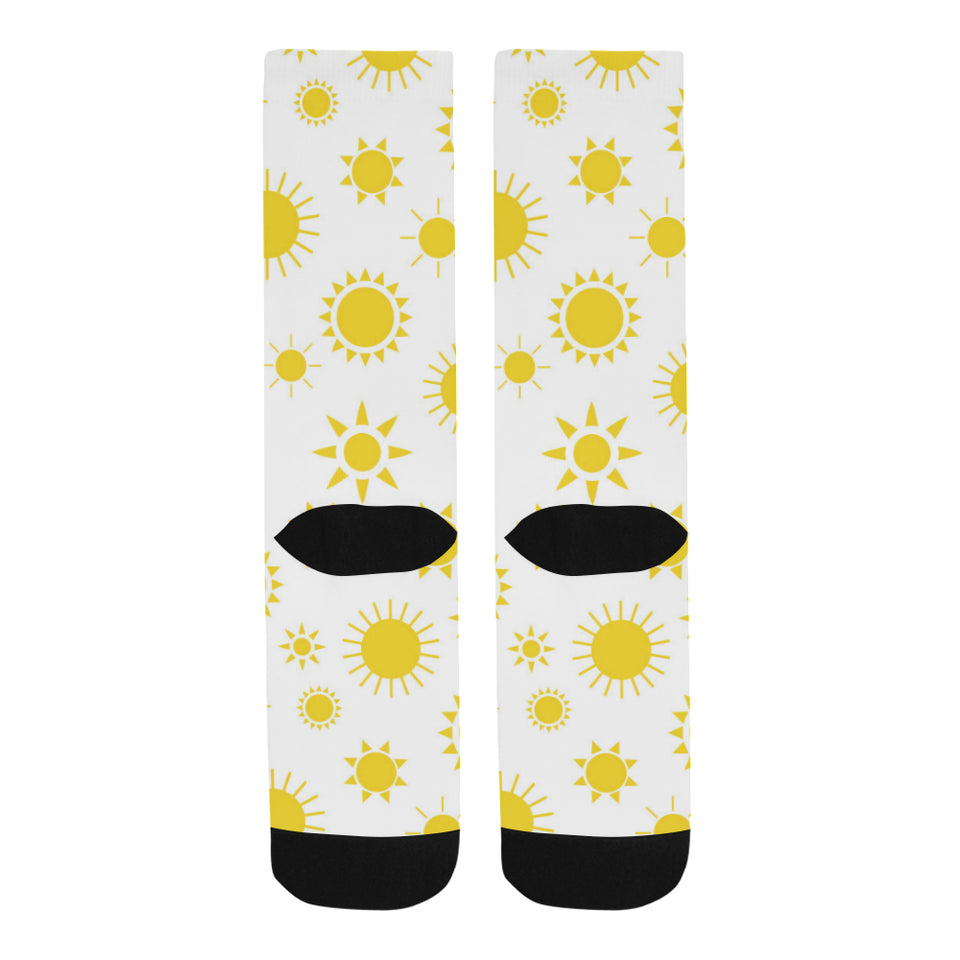 Sun pattern Crew Socks