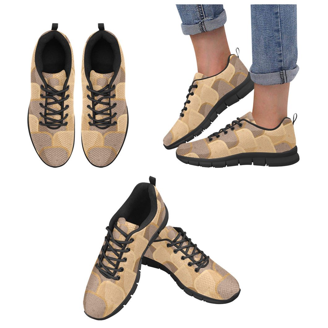 Bread Toast Pattern Print Design 04 Women's Sneaker Shoes