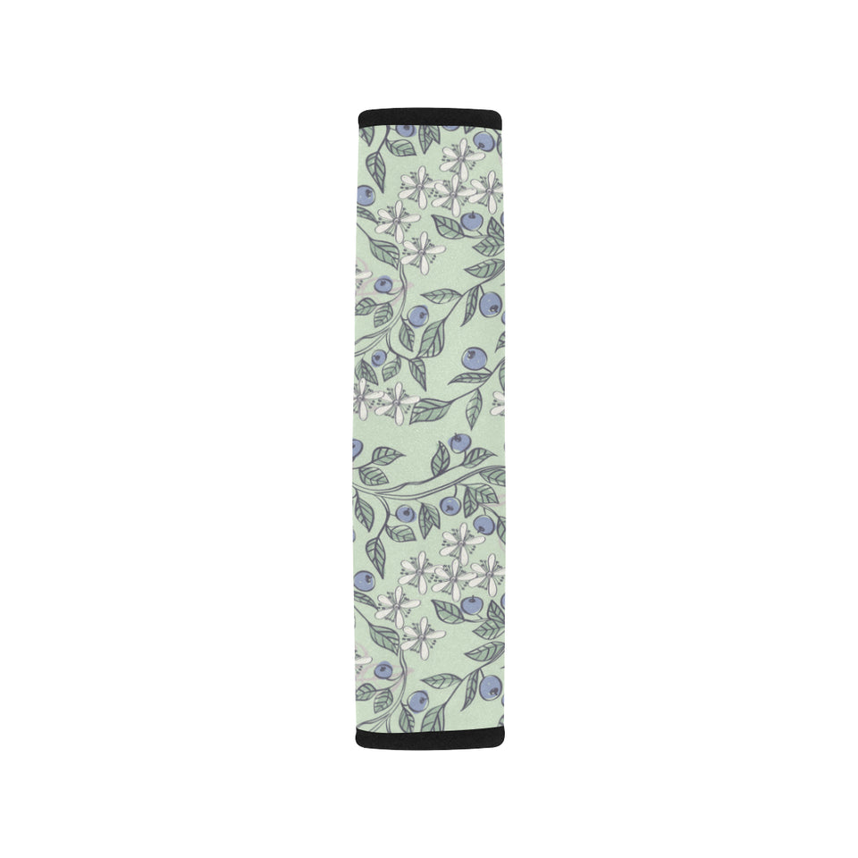 hand drawn blueberry pattern Car Seat Belt Cover