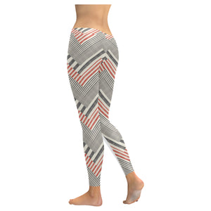zigzag chevron striped pattern Women's Legging Fulfilled In US