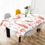 Watercolor fancy carp pattern Tablecloth