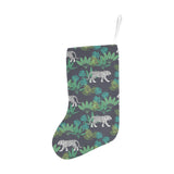 white bengal tigers tropical plant Christmas Stocking